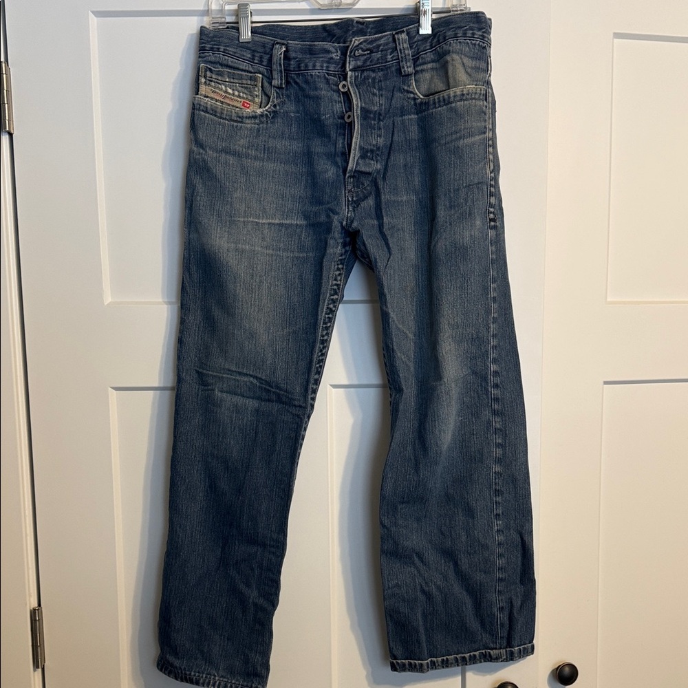 Diesel Relaxed Fit Blue Jeans for Men Size 31